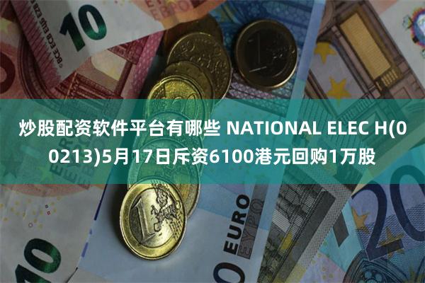 炒股配资软件平台有哪些 NATIONAL ELEC H(00213)5月17日斥资6100港元回购1万股