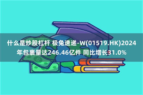 什么是炒股杠杆 极兔速递-W(01519.HK)2024年包裹量达246.46亿件 同比增长31.0%